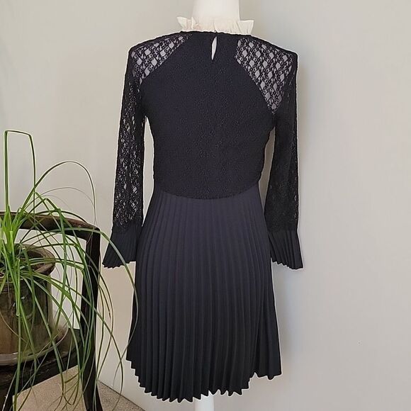 Sandro black lace fit and flare dress - Picture 5 of 14